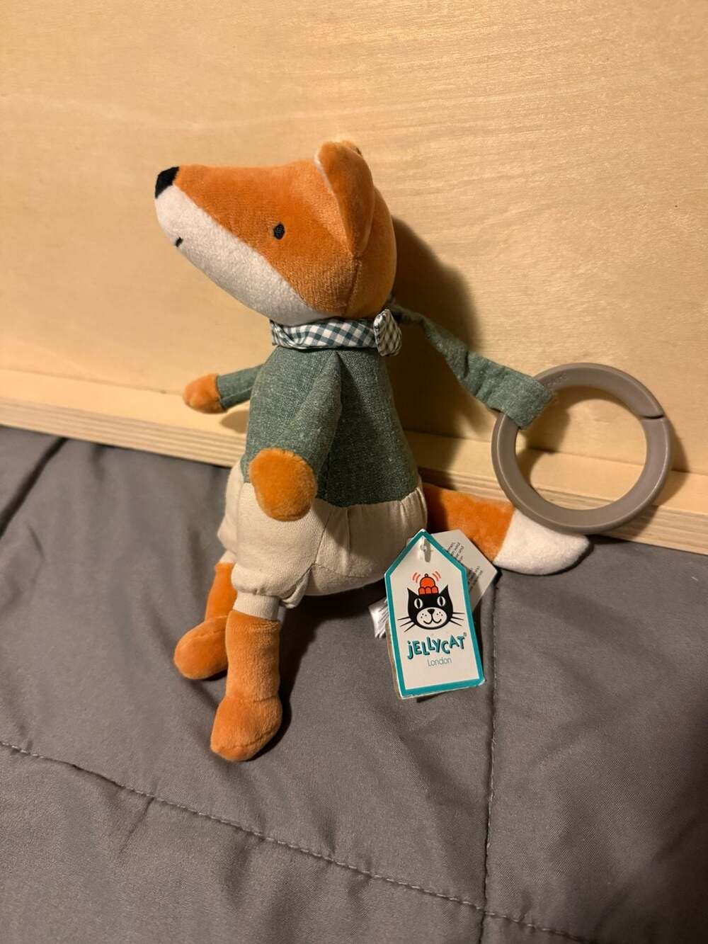 Jellycat Little Rambler Fox Rattle